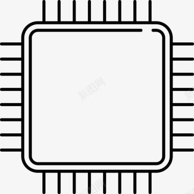 微芯片器件20线路128px图标图标