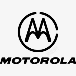摩托罗拉标识摩托罗拉技术标识3线性图标高清图片