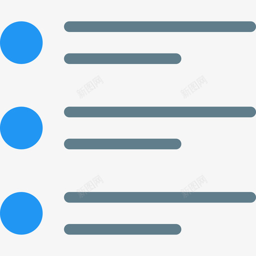 项目符号列表对齐和段落扁平图标svg_新图网 https://ixintu.com 对齐和段落 扁平 项目符号列表