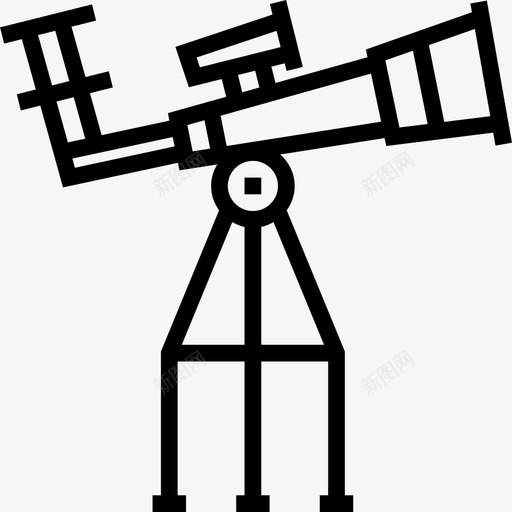 太空航天技术2线性图标svg_新图网 https://ixintu.com 太空 线性 航天技术2