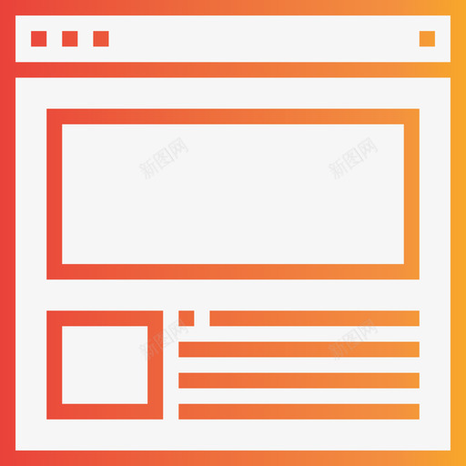 浏览器网站和用户界面渐变图标svg_新图网 https://ixintu.com 浏览器 渐变 网站和用户界面