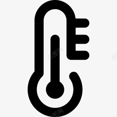 温度计ui接口25外形图标图标
