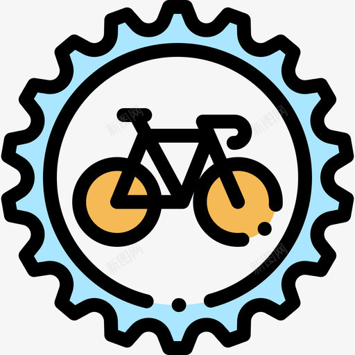 自行车14号自行车线颜色图标svg_新图网 https://ixintu.com 14号自行车 线颜色 自行车