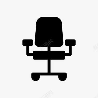 办公椅装饰家具图标图标