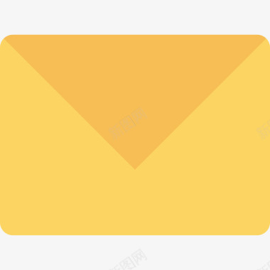 平面印刷邮件图标图标