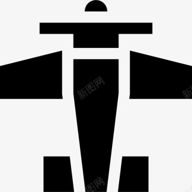飞机航空14填充图标图标