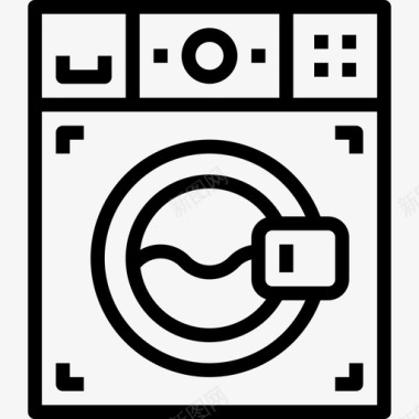 洗衣机酒店服务20直列式图标图标