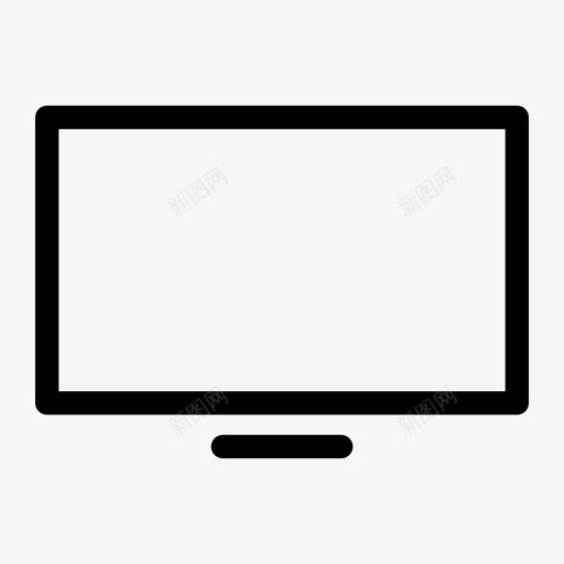 电视显示器液晶显示器图标svg_新图网 https://ixintu.com 屏幕 开发 手表 显示器 液晶显示器 电视 界面 网络