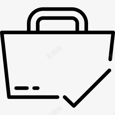 购物袋购物89线性图标图标