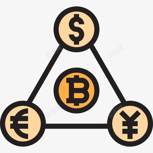 交换比特币36线性颜色图标svg_新图网 https://ixintu.com 交换 比特币36 线性颜色