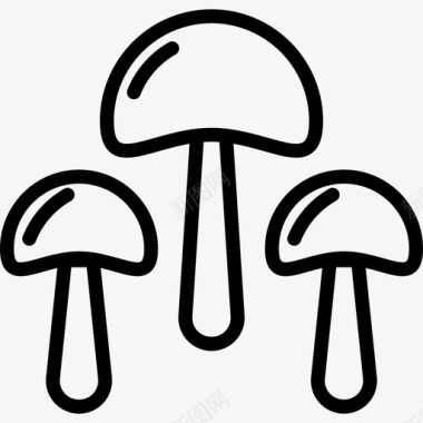 蘑菇食品88直系图标图标
