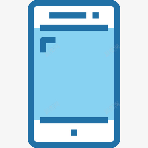 智能手机设备和技术4蓝色图标svg_新图网 https://ixintu.com 智能手机 蓝色 设备和技术4