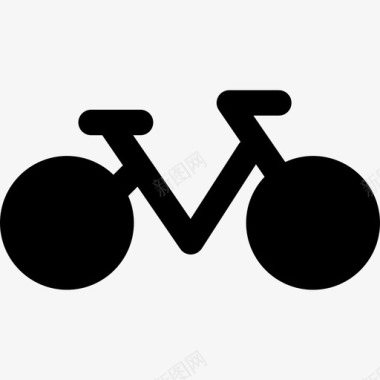 自行车运动型53充气图标图标