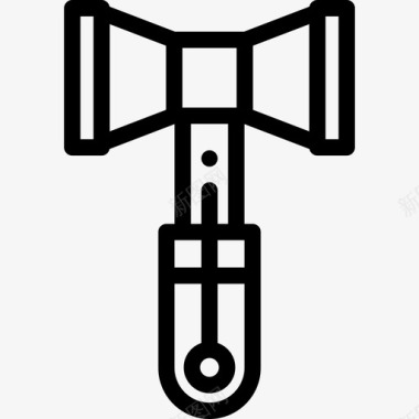 液压锤工具箱8线性图标图标