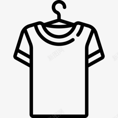衬衫洗衣4件直筒图标图标