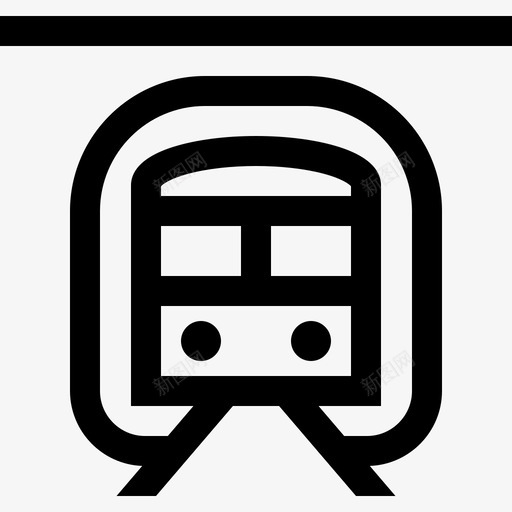 火车运输54直线图标svg_新图网 https://ixintu.com 火车 直线 运输54