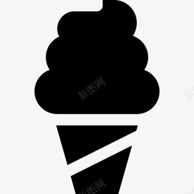 冰淇淋夏季派对8填充图标图标