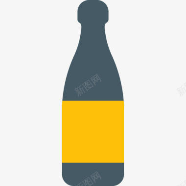香槟饮料6无糖图标图标
