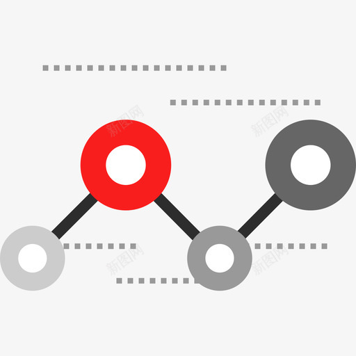 折线图网络11扁平图标svg_新图网 https://ixintu.com 扁平 折线图 网络11