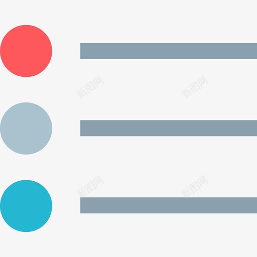 项目符号列表文本编辑器19平面图标svg_新图网 https://ixintu.com 平面 文本编辑器19 项目符号列表