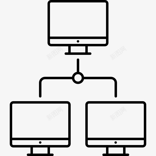 网络设备20线路128px图标svg_新图网 https://ixintu.com 线路128px 网络 设备20