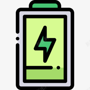 电池状态用户界面30线颜色图标图标