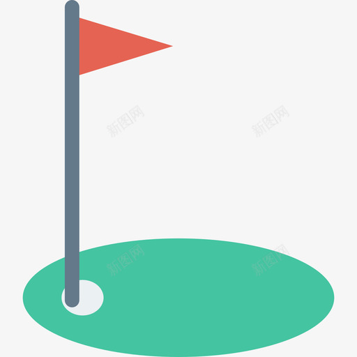 高尔夫运动健身平地图标svg_新图网 https://ixintu.com 平地 运动健身 高尔夫