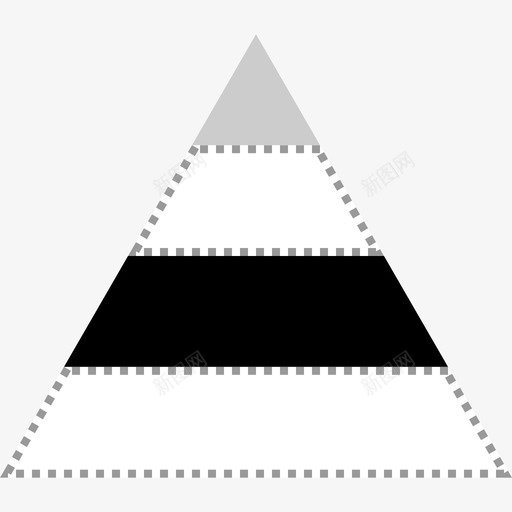 金字塔图图表和图表9平面图图标svg_新图网 https://ixintu.com 图表和图表9 平面图 金字塔图