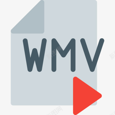 Wmvvideo20flat图标图标