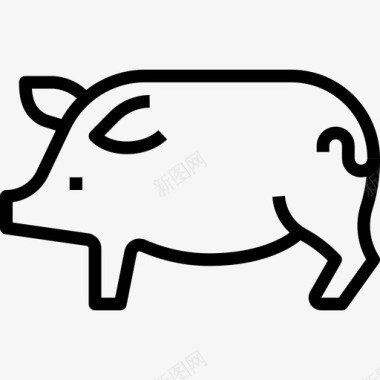 猪食物56直系图标图标
