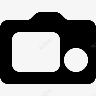相机背面摄影图像2填充图标图标