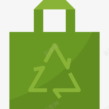 回收袋生态93扁平图标图标