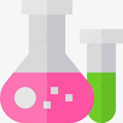 烧瓶大学8号扁平图标svg_新图网 https://ixintu.com 大学8号 扁平 烧瓶