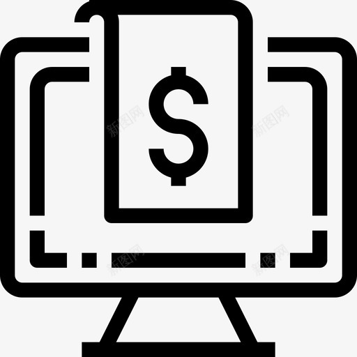 在线支付支付方式2线性图标svg_新图网 https://ixintu.com 在线支付 支付方式2 线性