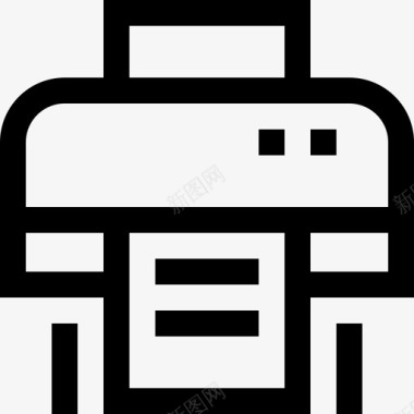 打印接口46线性图标图标