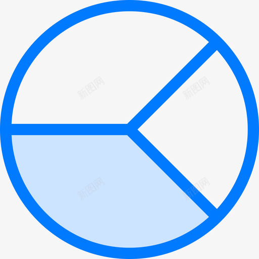 饼图图表9蓝色图标svg_新图网 https://ixintu.com 图表9 蓝色 饼图