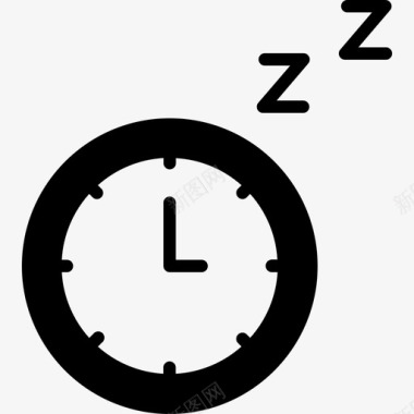时钟休眠4填充图标图标