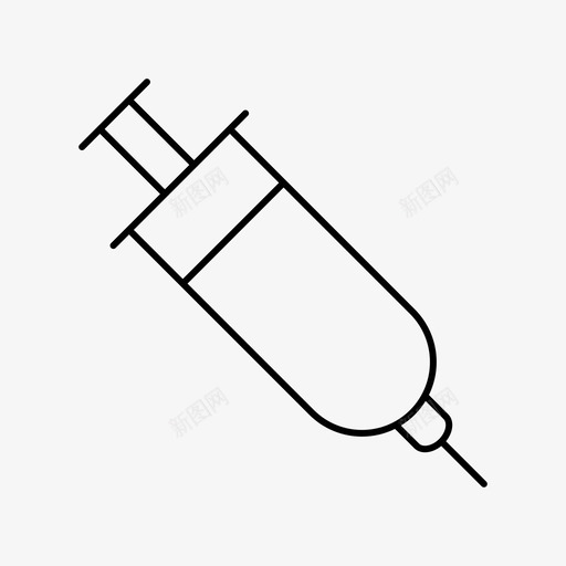 注射针保健注射机图标svg_新图网 https://ixintu.com 保健 医疗和医院 注射器 注射机 注射针