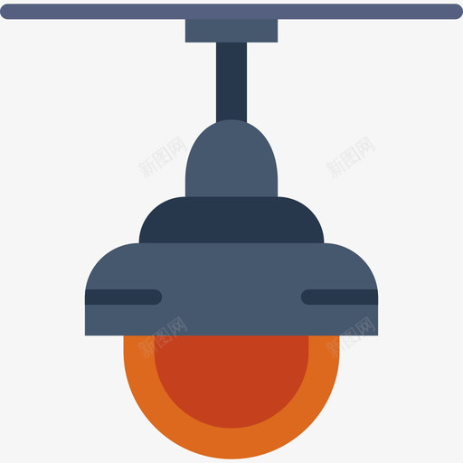 灯家具和家用5平的图标svg_新图网 https://ixintu.com 家具和家用5 平的 灯