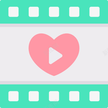 婚礼视频爱情34平淡图标图标