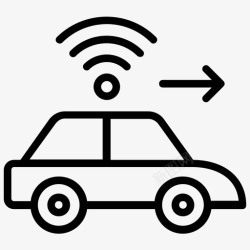 安卓WiFi升级版联网汽车安卓汽车在线汽车图标高清图片