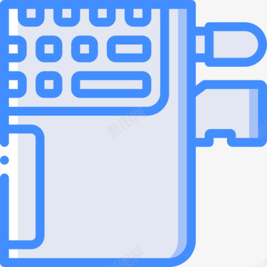 传输pc组件4蓝色图标图标