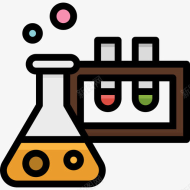化学教育119线颜色图标图标