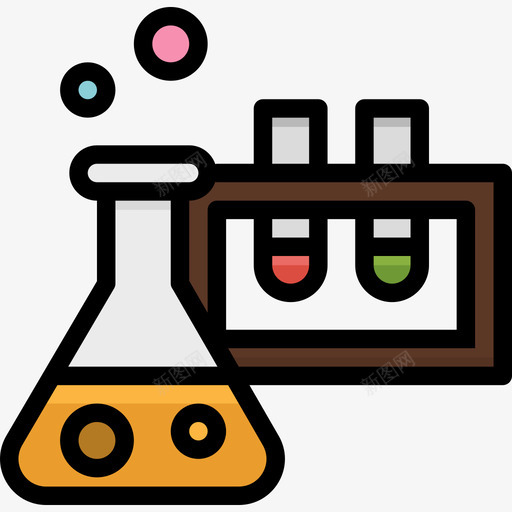 化学教育119线颜色图标svg_新图网 https://ixintu.com 化学 教育119 线颜色