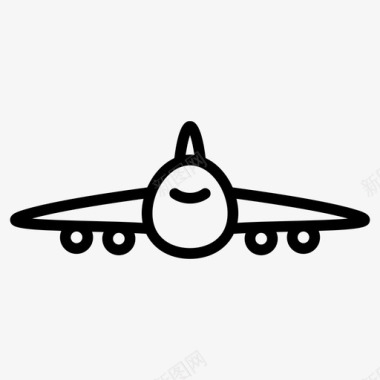 飞机航空公司运输图标图标