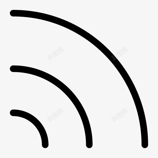 wifi连接网络图标svg_新图网 https://ixintu.com web wifi 信号 开发 接口 网络 连接