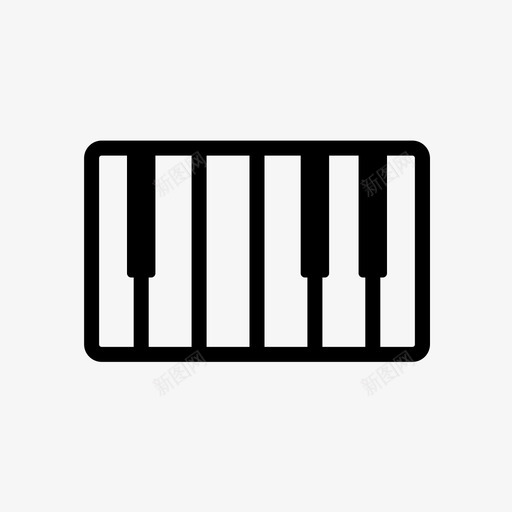 钢琴艺术家娱乐图标svg_新图网 https://ixintu.com 图标 娱乐 娱乐图标线风格 艺术家 钢琴 音乐