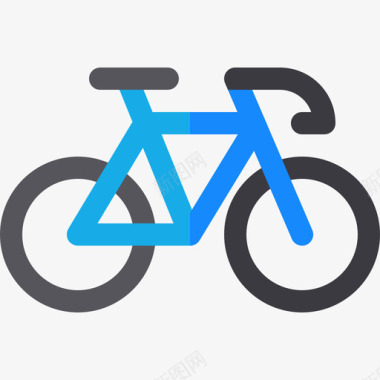 自行车在村里平的图标图标