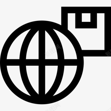 国际邮局6直邮图标图标