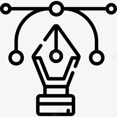 向量普通艺术15线性图标图标